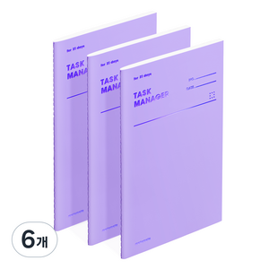 모트모트 태스크 매니저 31DAYS 플래너, 바이올렛, 6개