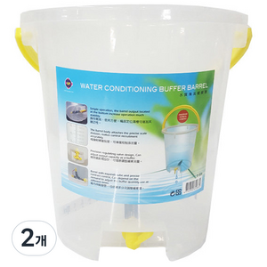 UP 환수통(6L) WATER CONDITIONING BUFFER BARREL, 2개, 혼합 색상
