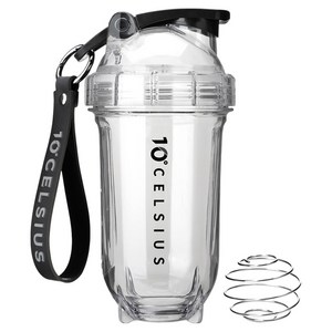 10도씨 불릿 트라이탄 쉐이커 보틀, 아이스 스트랩, 500ml, 1개