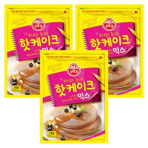 오뚜기 핫케이크 믹스, 1kg, 3개