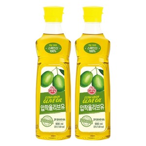 오뚜기 엑스트라버진 올리브유, 900ml, 2개