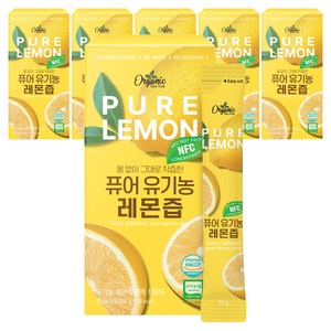 천호엔케어 퓨어 유기농 레몬즙 15p, 300g, 6개