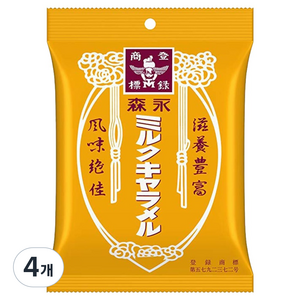 모리나가 밀크 카라멜, 88g, 4개