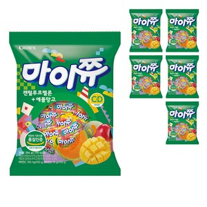 마이쮸 캔털루프멜론 + 애플망고 캔디, 284g, 6개