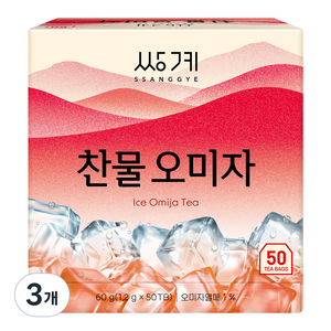 쌍계명차 찬물 오미자, 1.2g, 3개, 50개입
