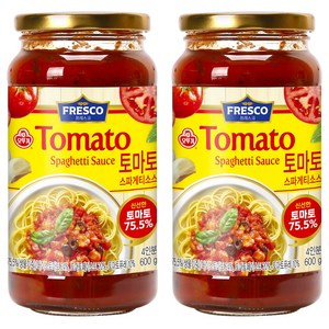 오뚜기프레스코 토마토 스파게티소스, 600g, 2개