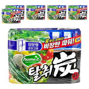 홈즈 탈취탄 양문형 냉장고용 본품, 240g, 6개