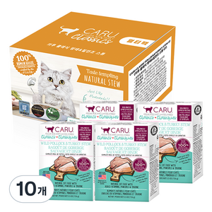 카루 고양이 클래식 스튜, 칠면조+명태, 624g, 10개