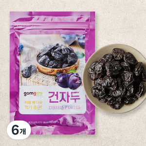 곰곰 건자두, 250g, 6개