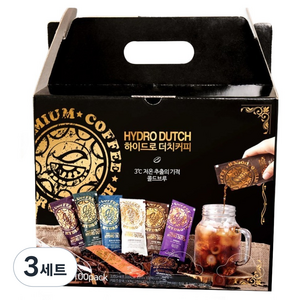 하이드로더치 콜드브루 커피 원액 스틱 4종 x 25p 세트 30ml, 커피 4종, 3세트