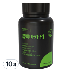이뮨코어 블랙마카 아르기닌 업, 10개, 120정