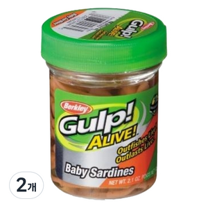 버클리 걸프얼라이브 베이비사딘 병타입, 핑크, 50g, 2개
