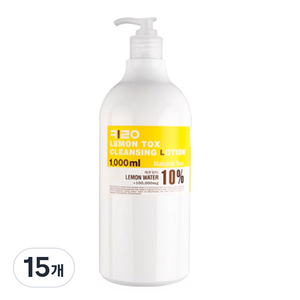 키로코스 내추럴수 키로 레몬 톡스 클렌징 로션, 1L, 15개