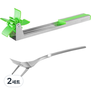 일상공감 똑순이 수박 커팅 2종 세트, 2세트