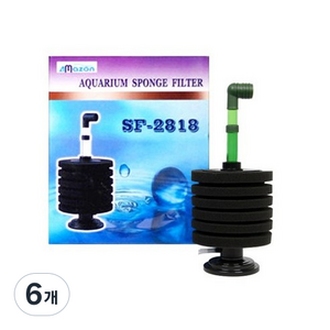아마존 아쿠아리움 스펀지 필터 SF-2818, 6개