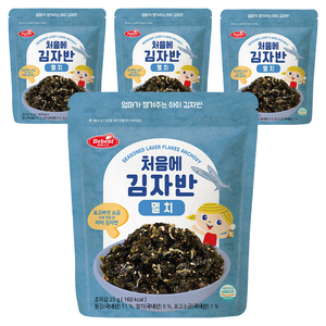 베베스트 유아용 처음에 김자반, 멸치, 25g, 4개