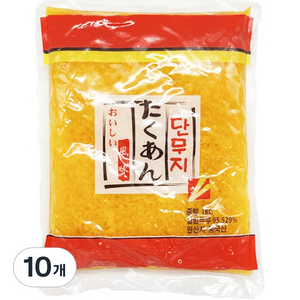 토호식품 단무지 알밥용, 1kg, 10개