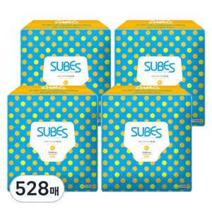 슈베스 노블레스 밴드형 기저귀 아동공용, 특대형(XL), 528매