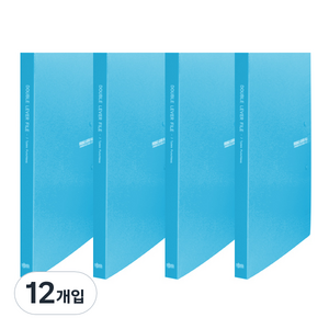 노블 PP 더블레버화일 A4, 하늘, 12개