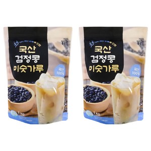 일일곡식 국산 검정콩 미숫가루, 1kg, 2개