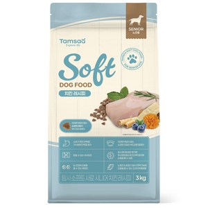 탐사 소프트 사료 치킨레시피 시니어, 3kg, 1개, 닭
