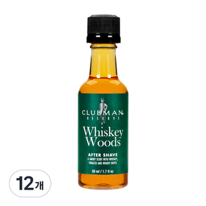 클럽맨 리저브 위스키 우즈 에프터쉐이브, 50ml, 12개