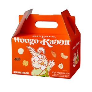 우고래빗 하루견과 올웨이즈 매일 한줌 견과류 선물세트, 600g, 1개