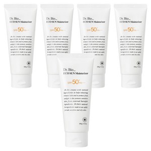 닥터바이오 에코 모이스처라이저 선크림 SPF50+ PA++++, 100g, 5개