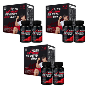 익스트림 듀얼 아르기닌 플러스 1000mg, 120정, 6개
