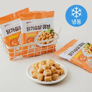 곰곰 닭가슴살 큐브 새우살사 (냉동), 100g, 1개입, 5개