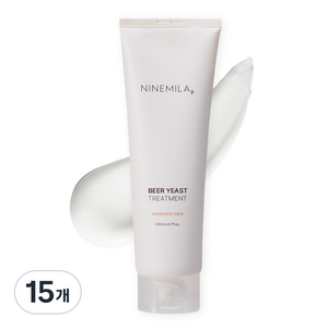 나인밀라 카밍비어 맥주효모 헤어 트리트먼트, 200ml, 15개