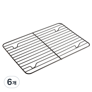 쉐프메이드 논스틱 식힘망 블랙, 6개