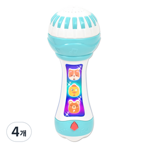 동물 멜로디 마이크, 파랑, 4개