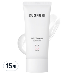 코스노리 마일드 톤업 선크림 SPF50+ PA++++, 50ml, 15개