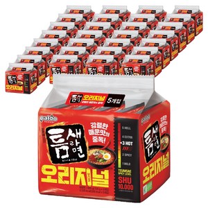 틈새라면 빨계떡 120g, 160개