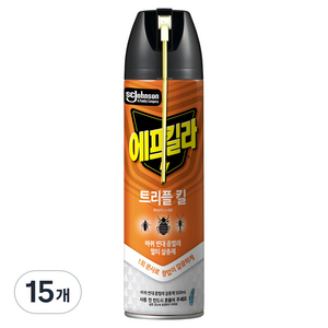 에프킬라 바퀴 스프레이 맥스 트리플킬, 500ml, 15개