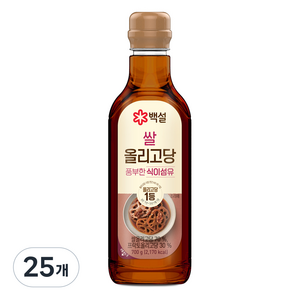 백설 쌀 올리고당, 700g, 25개