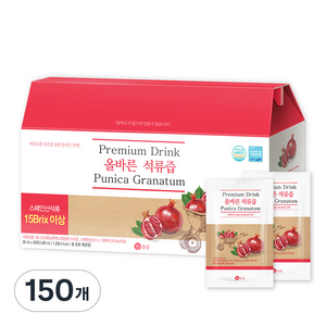 올즙 올바른 석류즙, 80ml, 150개