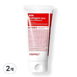 메디필 레드 락토 콜라겐 클리어 폼 클렌저 2.0, 120ml, 2개