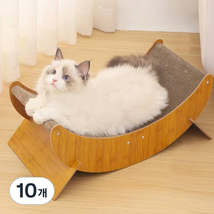 바디보 고양이 쇼파 곡선 스크래쳐, 혼합색상, 10개
