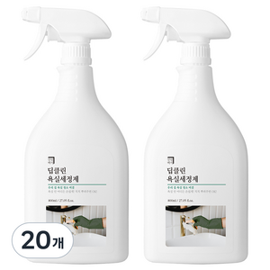 살림백서 딥클린 욕실세정제, 800ml, 20개
