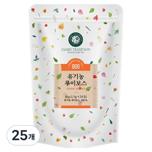 제임스티스푼 유기농 루이보스, 1.5g, 20개입, 25개