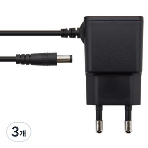 컴스 정전압 전원 어댑터 DC 5V 2A 외경 5.5mm x 내경 2.1mm, 3개, P9582
