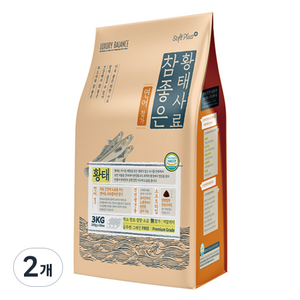럭셔리발란스 전연령 강아지 소프트플러스 참좋은 황태사료 연어, 3kg, 2개