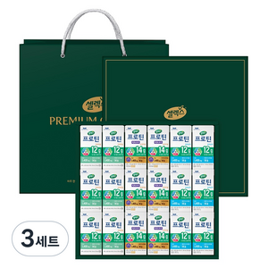 셀렉스 프로틴 음료 3종 x 6p 종합세트 3호 + 쇼핑백, 190ml, 3세트