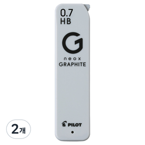 파이롯트 new 네옥스 그라파이트 샤프심 HB, 0.7mm, 2개