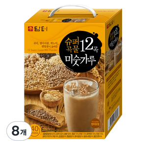 담터 슈퍼 곡물 12곡 미숫가루, 800g, 8개