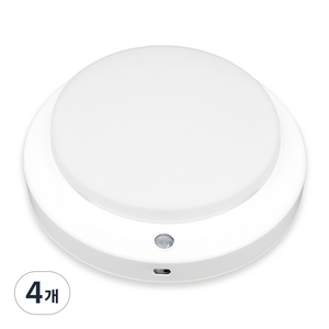 LED 스마트 삼성칩 센서등 15W, 주광색, 4개