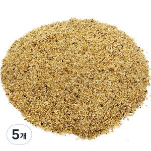 샘아쿠아 리프레쉬 샌드 바닥재 3kg, 골드, 5개