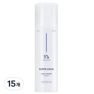 미샤 수퍼 아쿠아 울트라 히알론 에멀전, 130ml, 15개